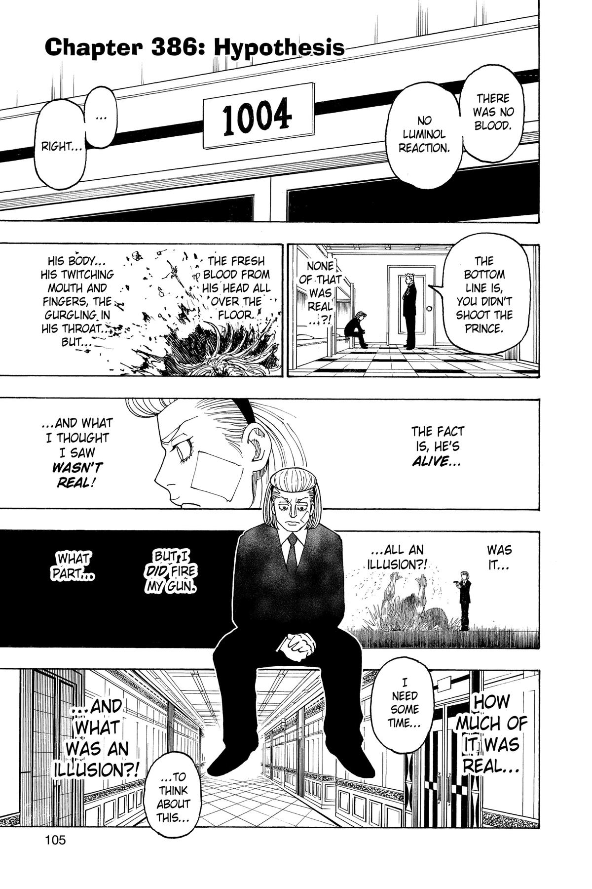 Hunter x Hunter Chapter 386 — page 1