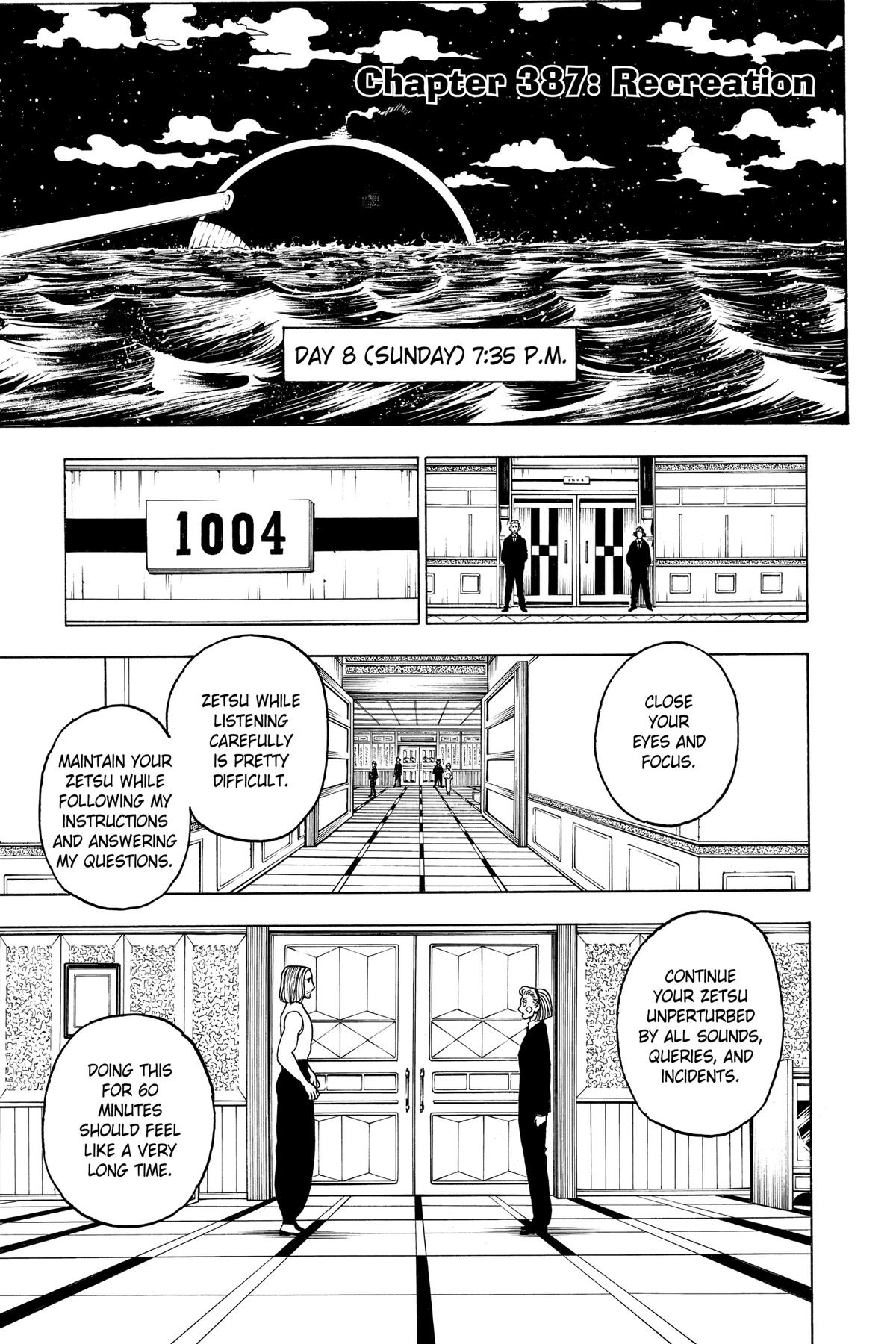 Hunter x Hunter Chapter 387 — page 1