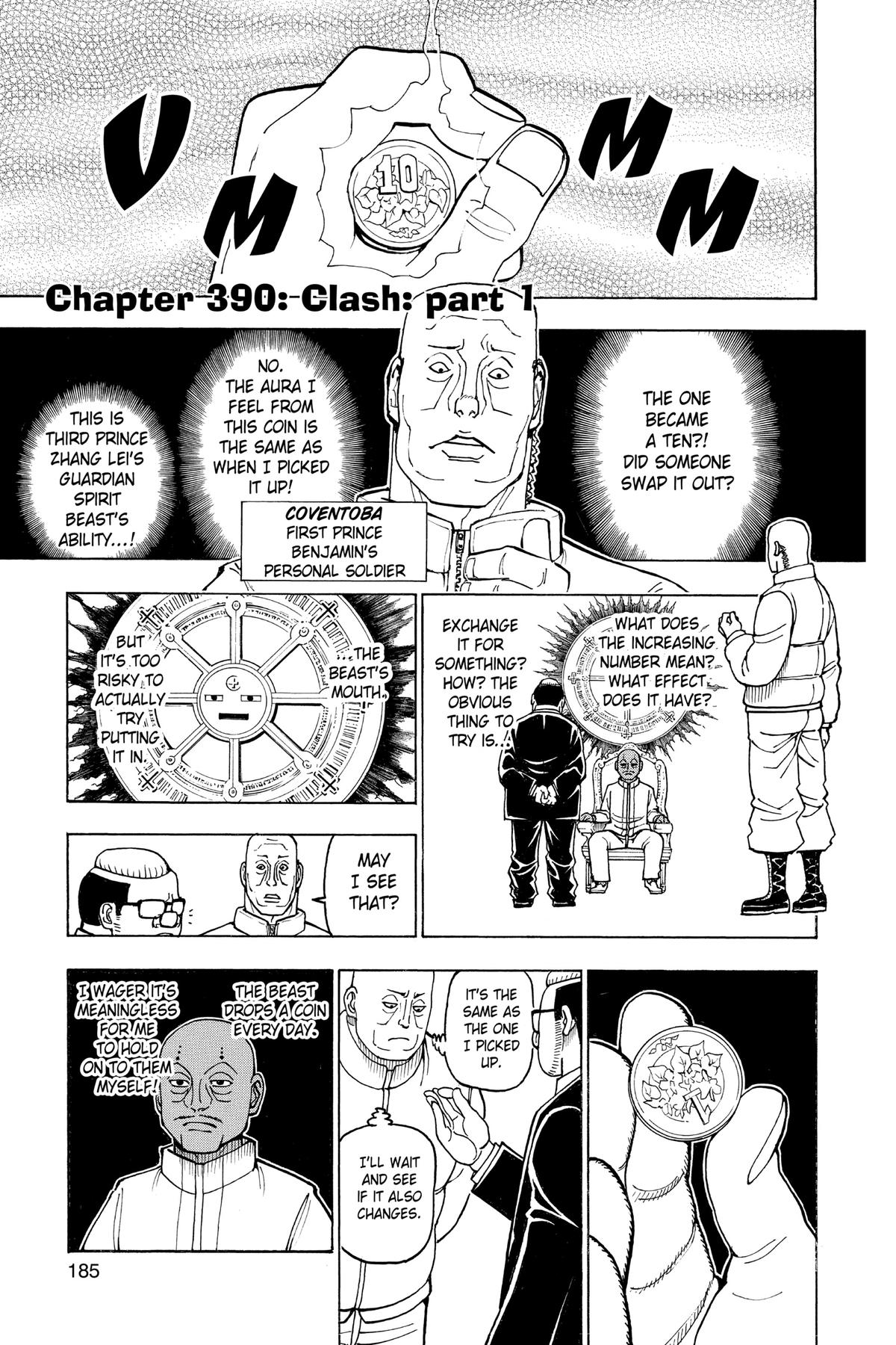 Hunter x Hunter Chapter 390 — page 1