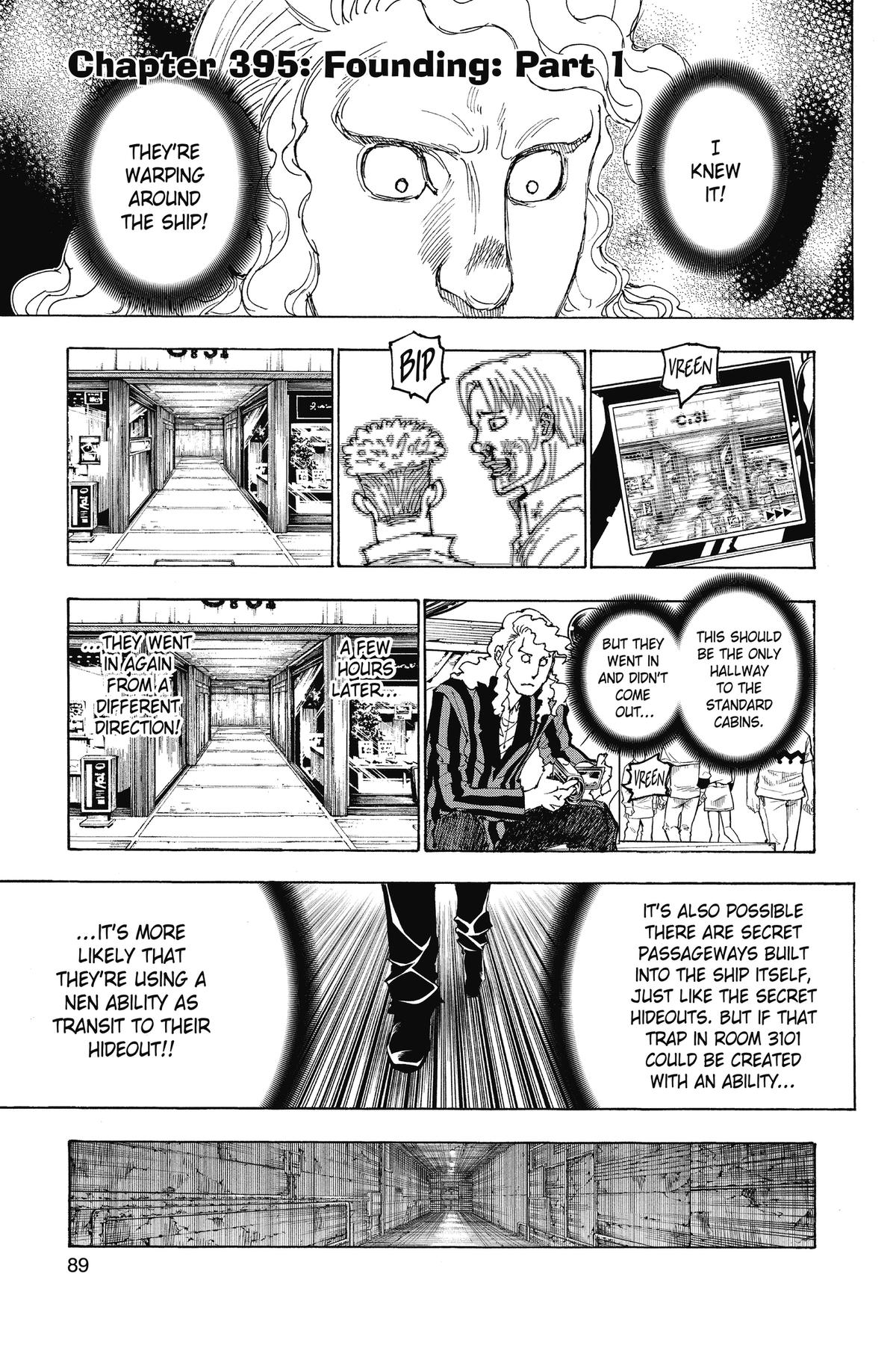 Hunter x Hunter Chapter 395 — page 1