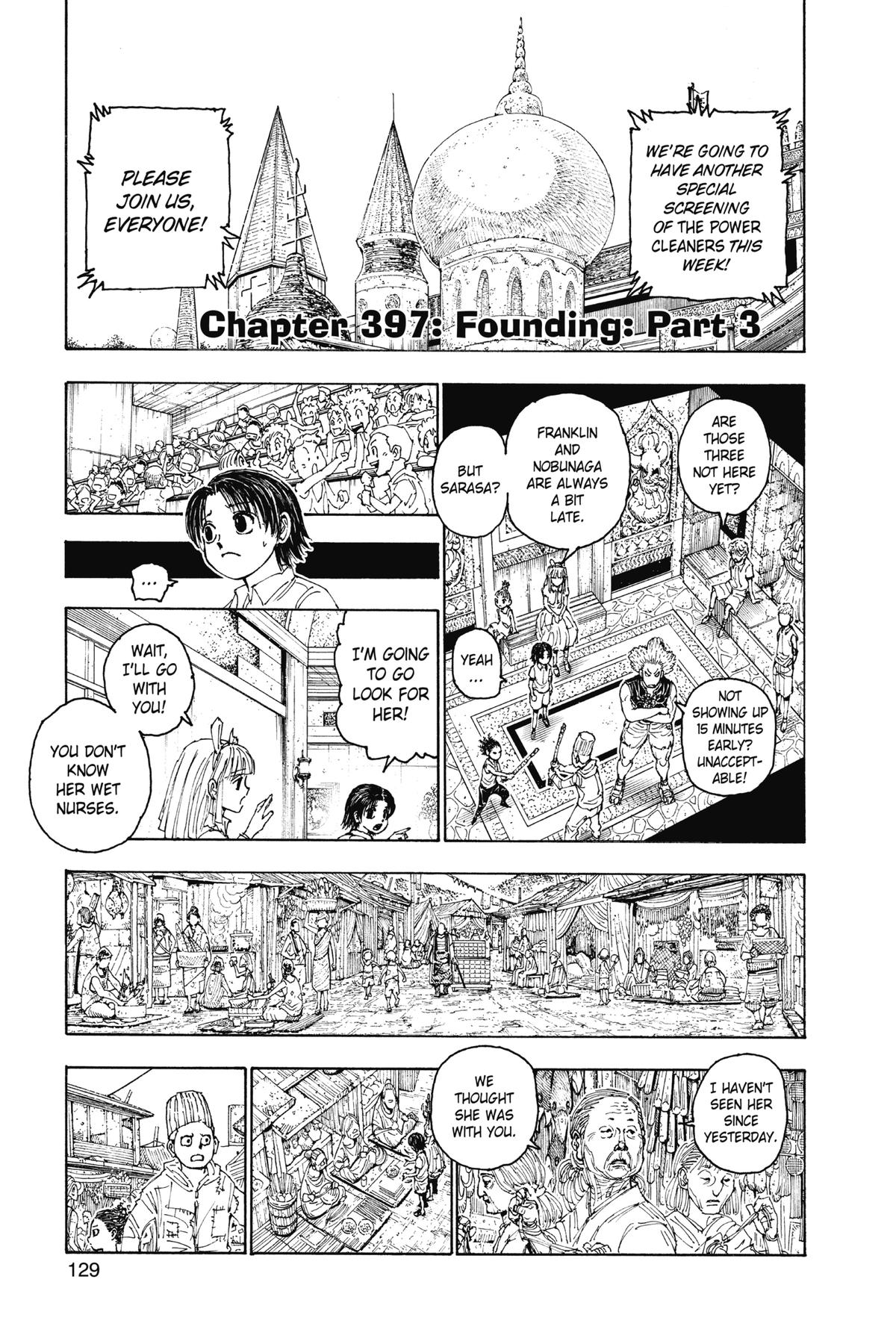 Hunter x Hunter Chapter 397 — page 1