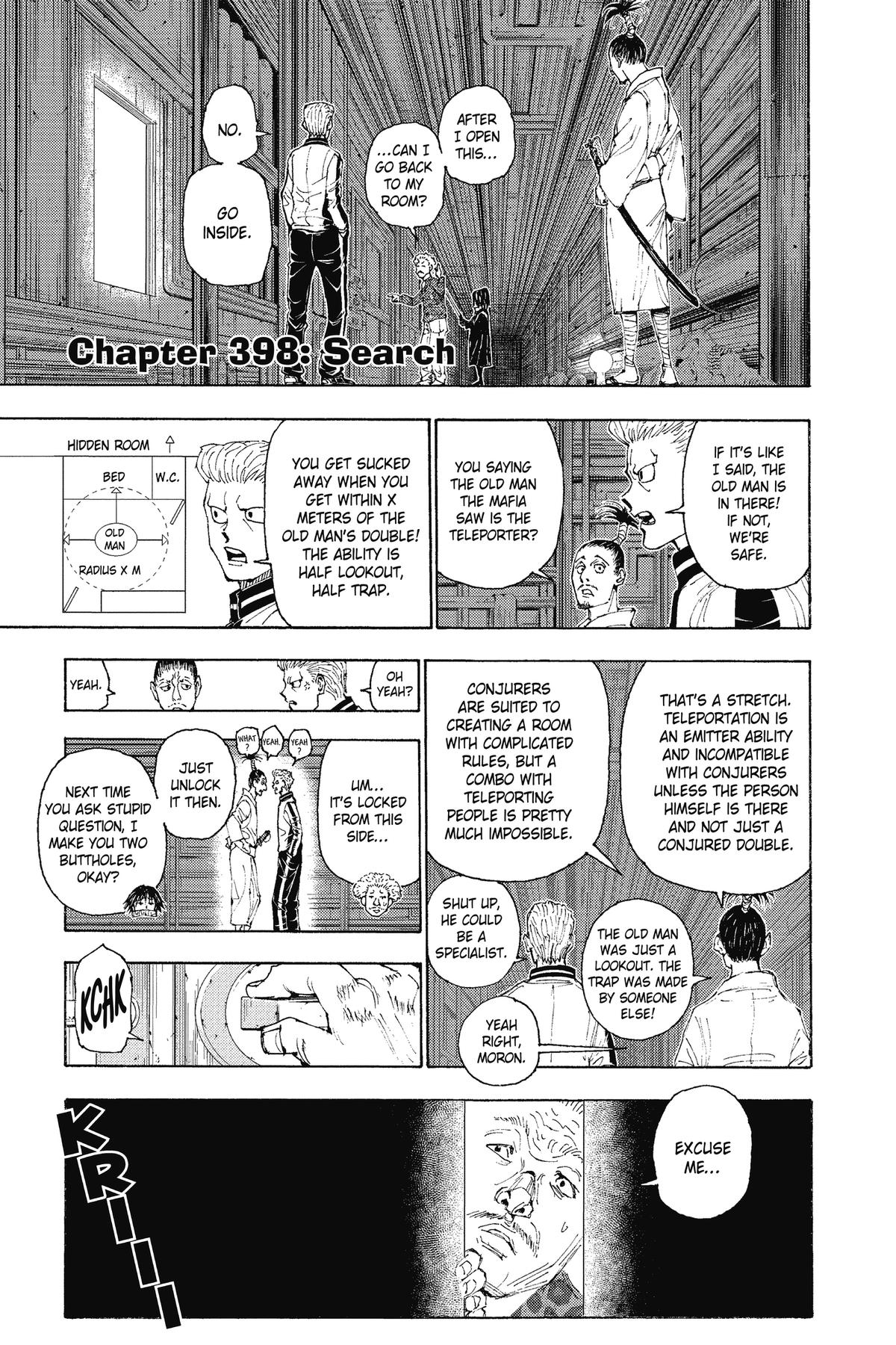 Hunter x Hunter Chapter 398 — page 1