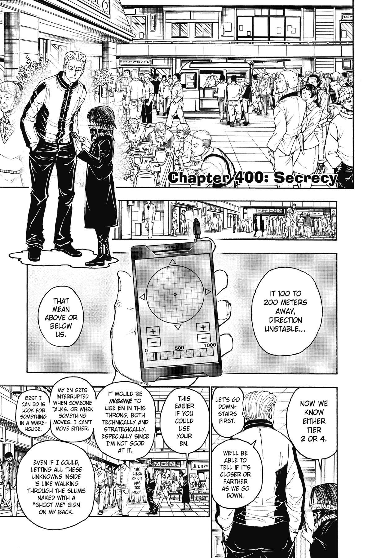 Hunter x Hunter Chapter 400 — page 1