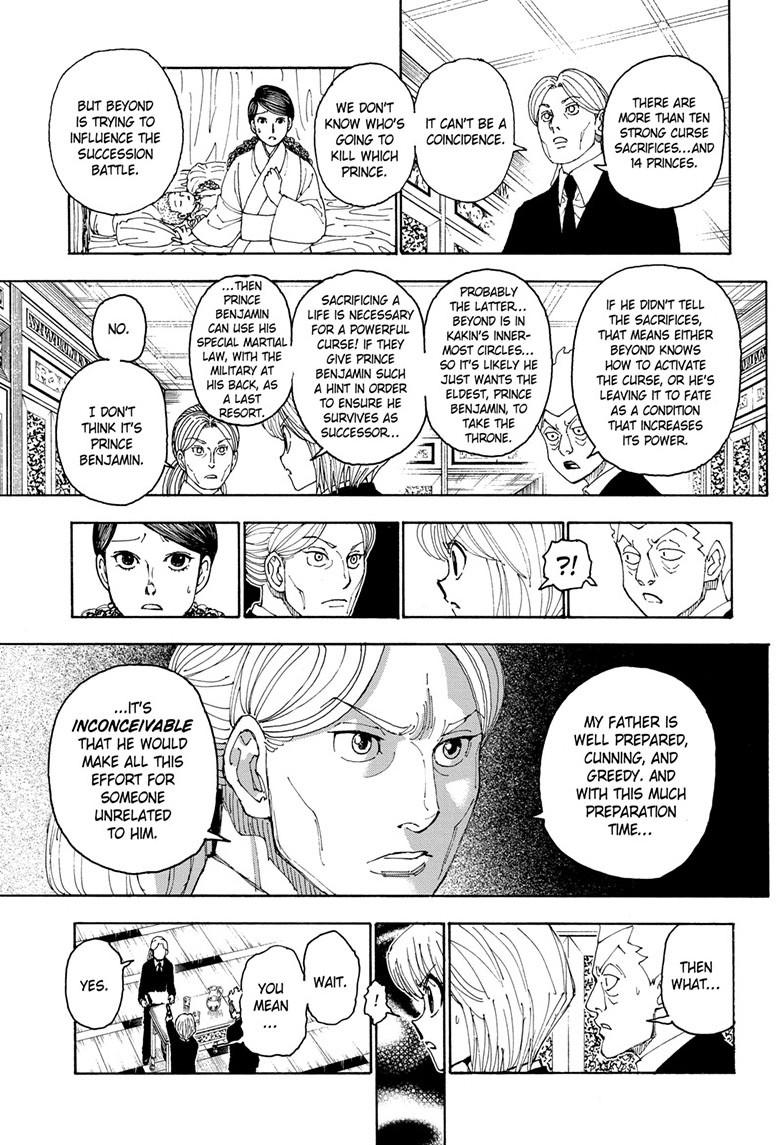 Hunter x Hunter Chapter 401 — page 13