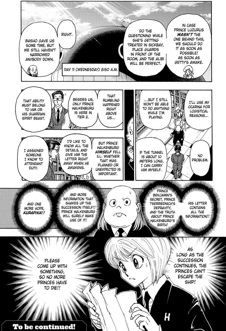 Hunter x Hunter Chapter 402 — page 19