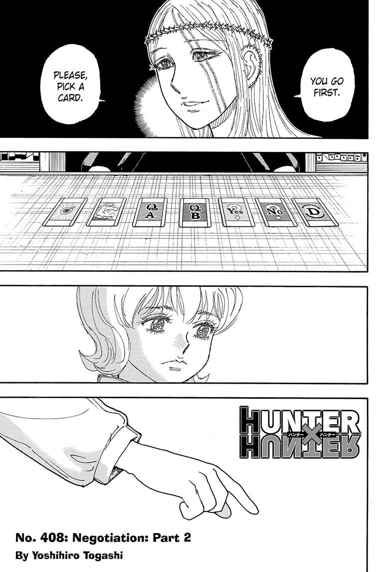 Hunter x Hunter Chapter 408 — page 1
