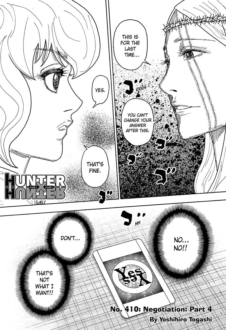 Hunter x Hunter Chapter 410 — page 1
