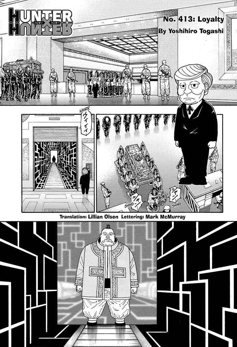 Hunter x Hunter Chapter 413 — page 1