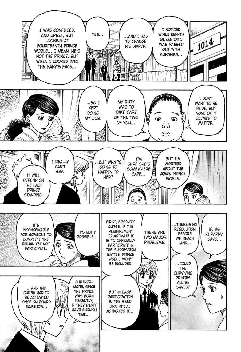 Hunter x Hunter Chapter 414 — page 9