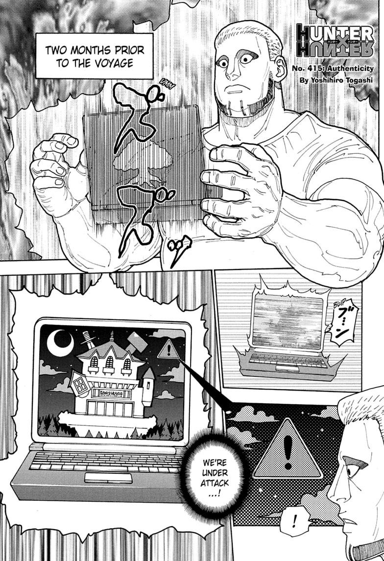 Hunter x Hunter Chapter 415 — page 1