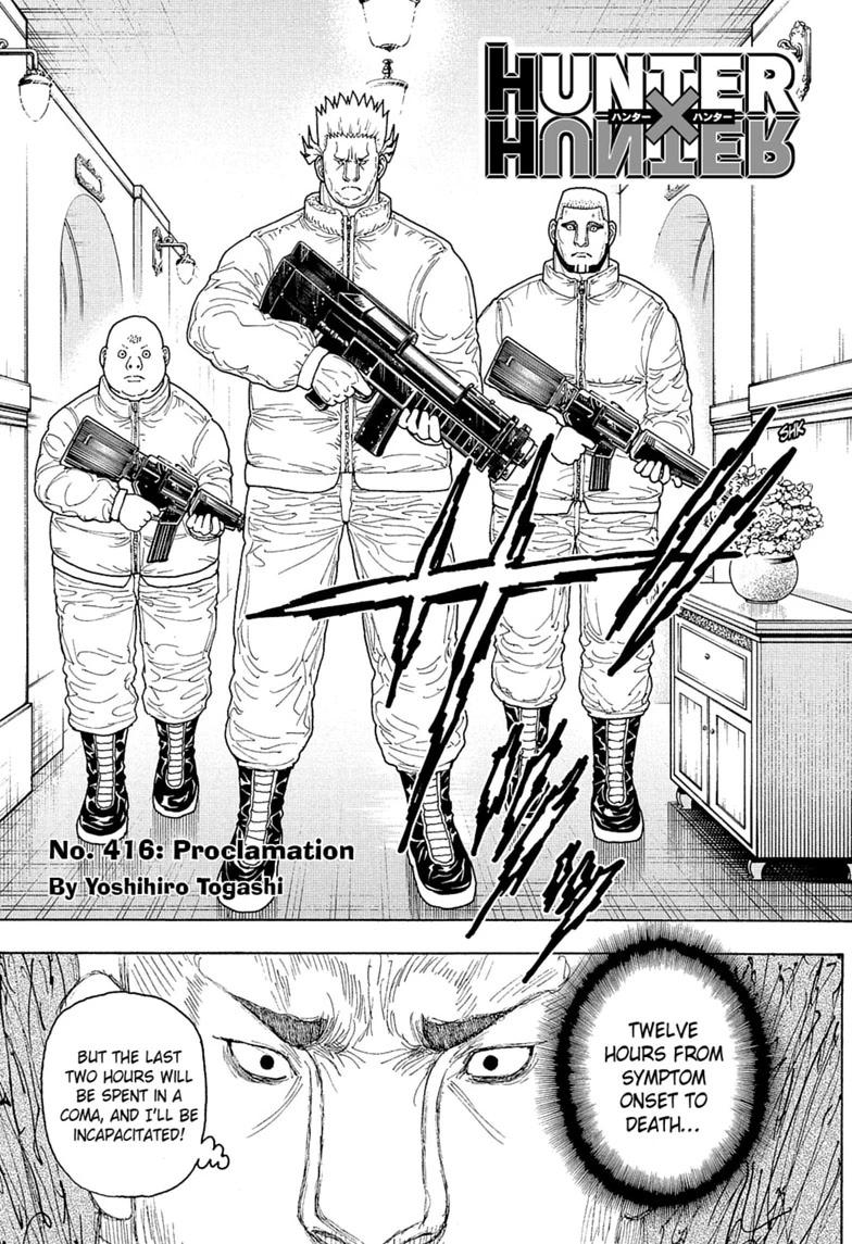 Hunter x Hunter Chapter 416 — page 2