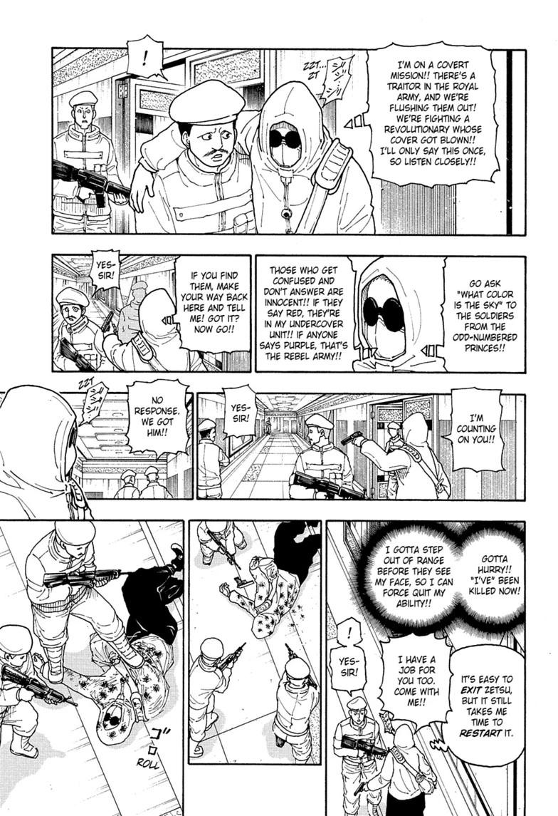 Hunter x Hunter Chapter 419 — page 13