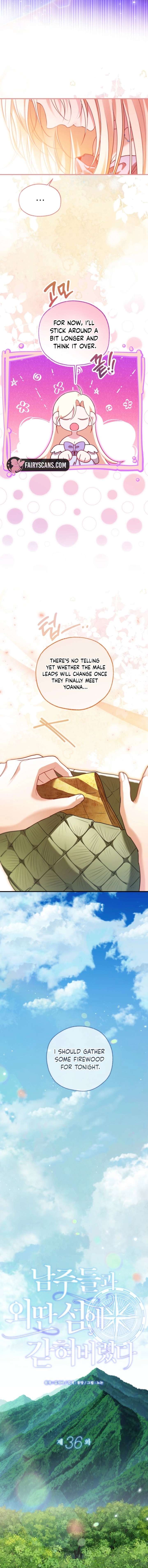 I’m Stuck on a Remote Island With the Male Leads Chapter 36 — page 7