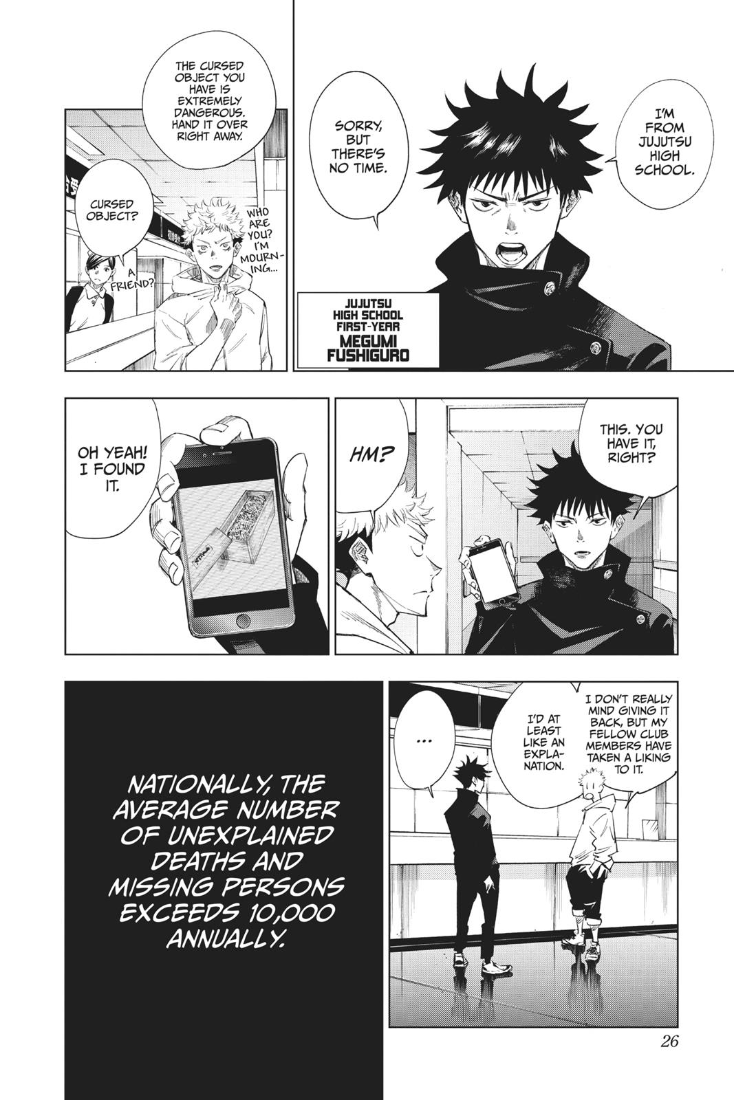 Jujutsu Kaisen Chapter 1 — page 26