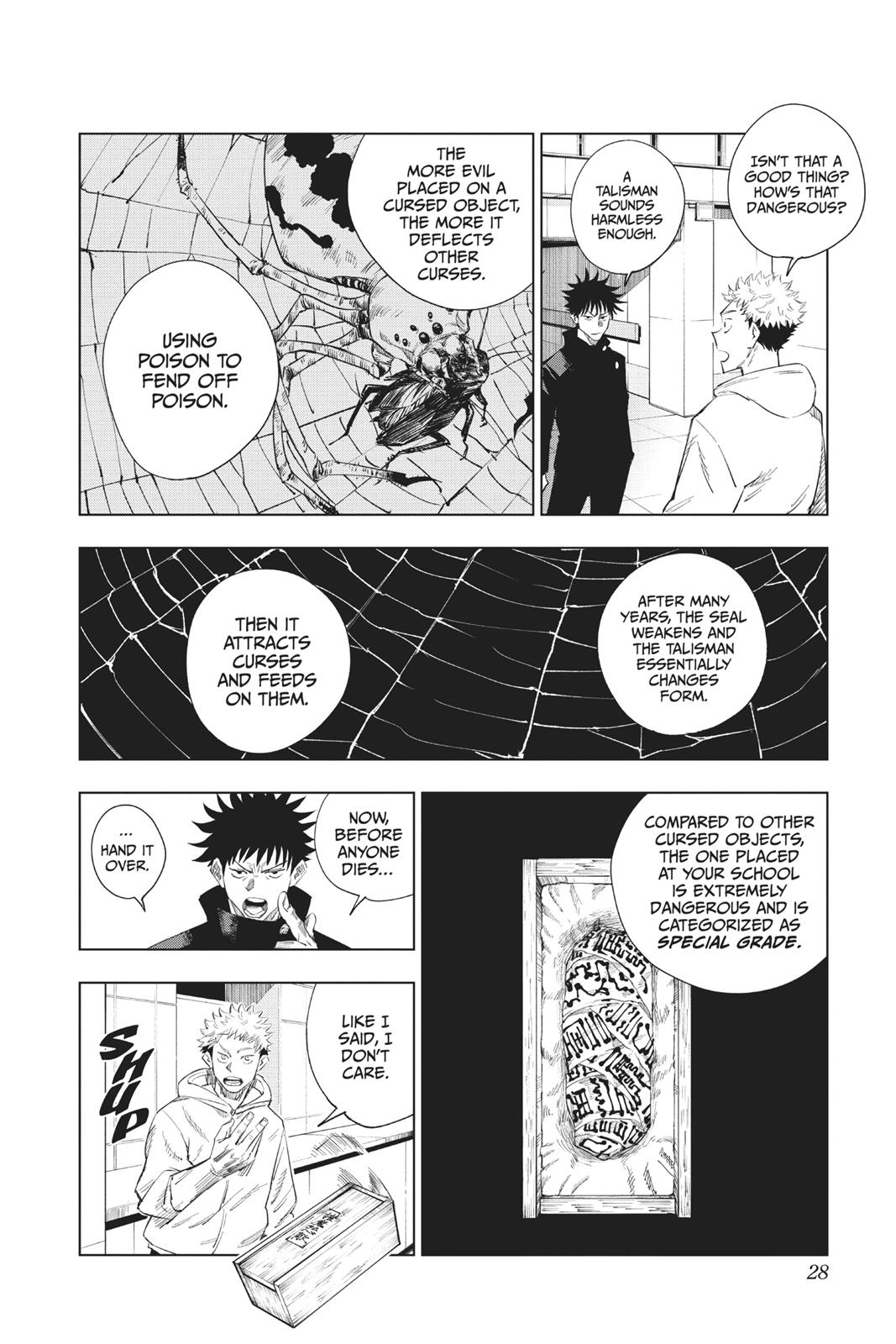 Jujutsu Kaisen Chapter 1 — page 28