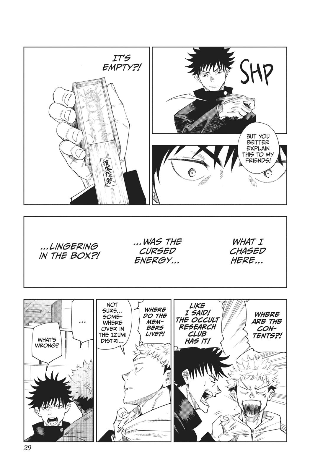 Jujutsu Kaisen Chapter 1 — page 29