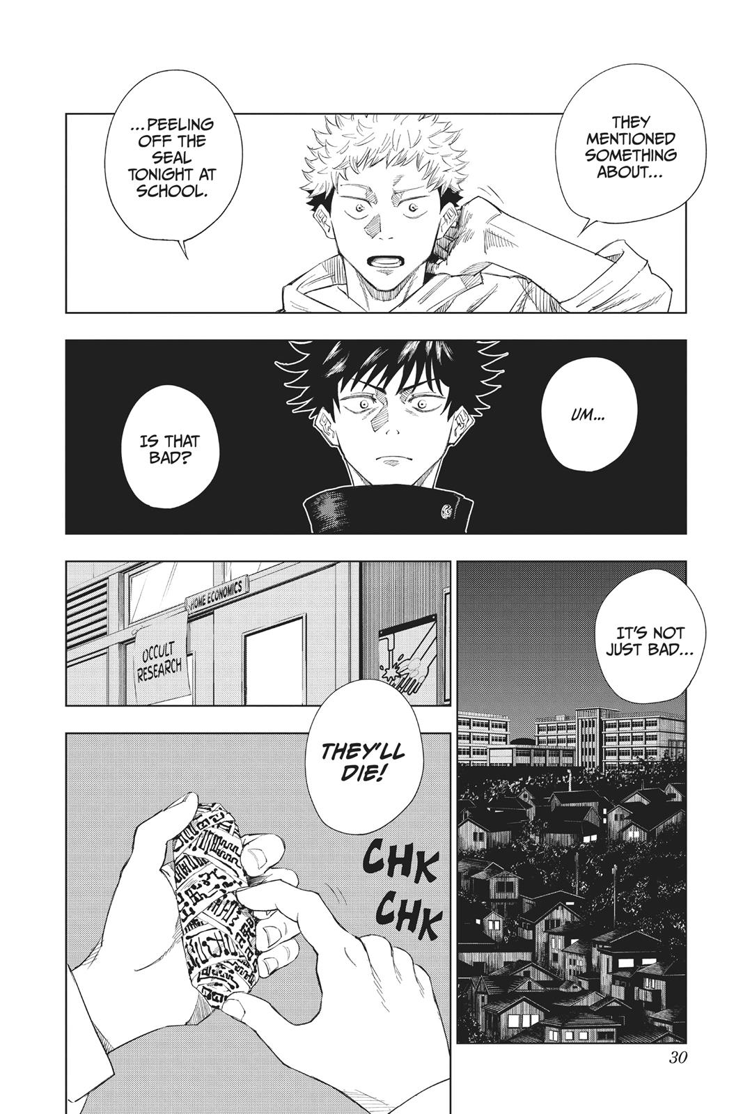 Jujutsu Kaisen Chapter 1 — page 30