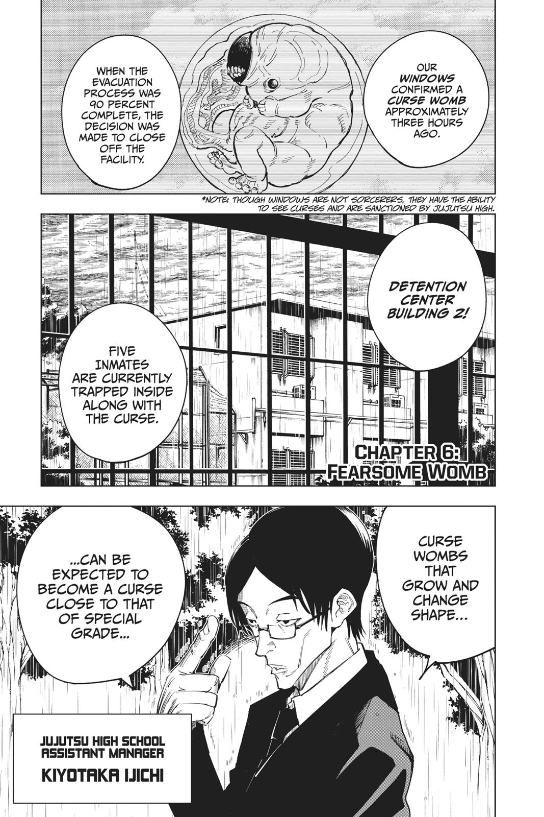 Jujutsu Kaisen Chapter 6 — page 1