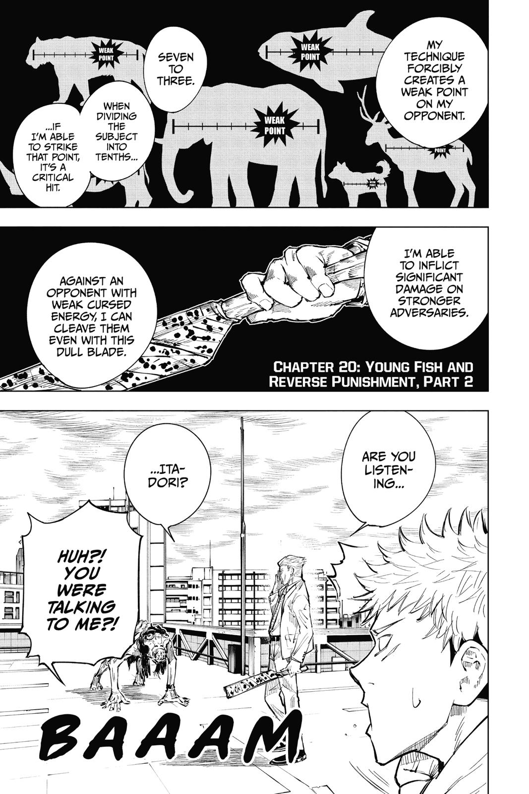 Jujutsu Kaisen Chapter 20 — page 1