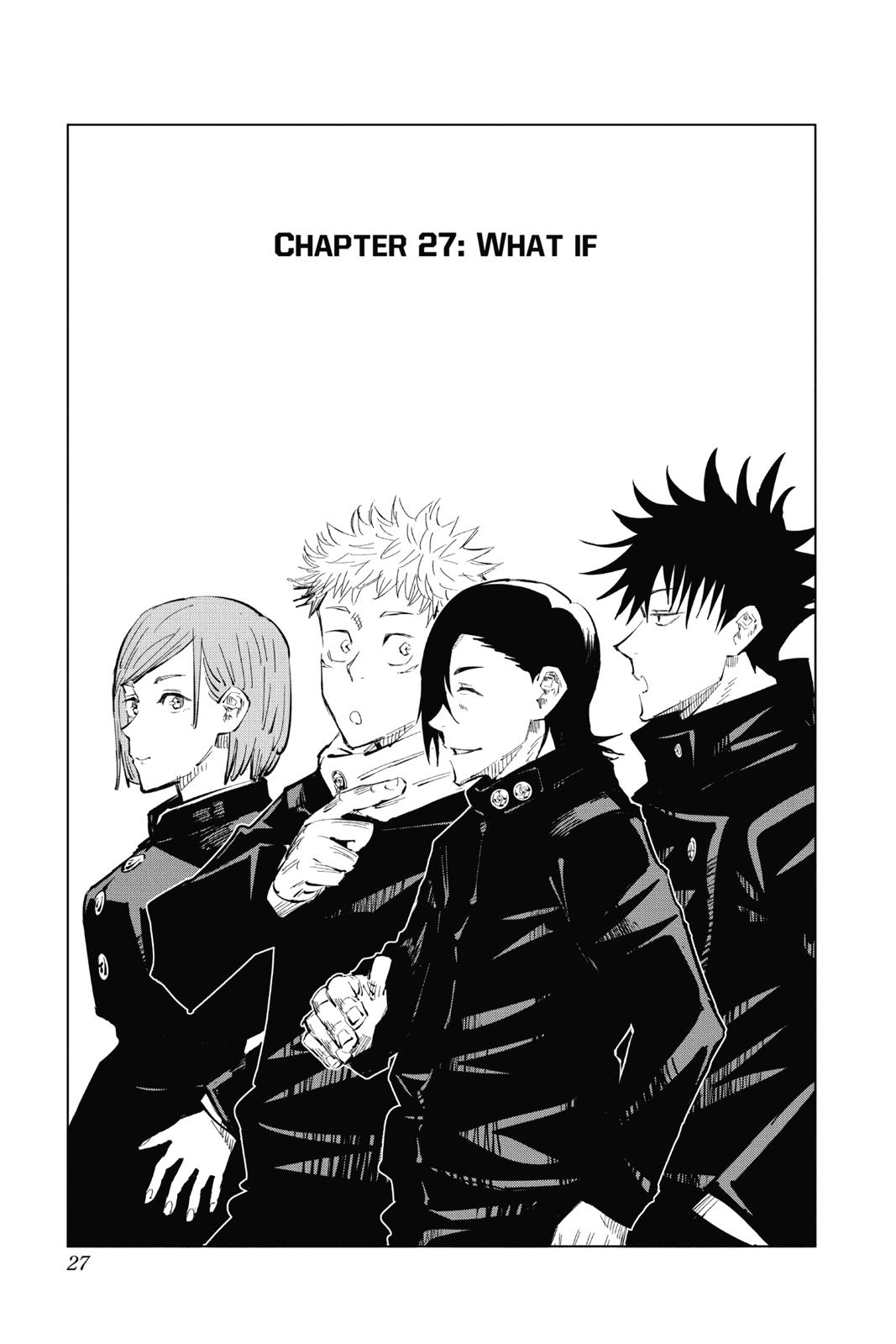 Jujutsu Kaisen Chapter 27 — page 1