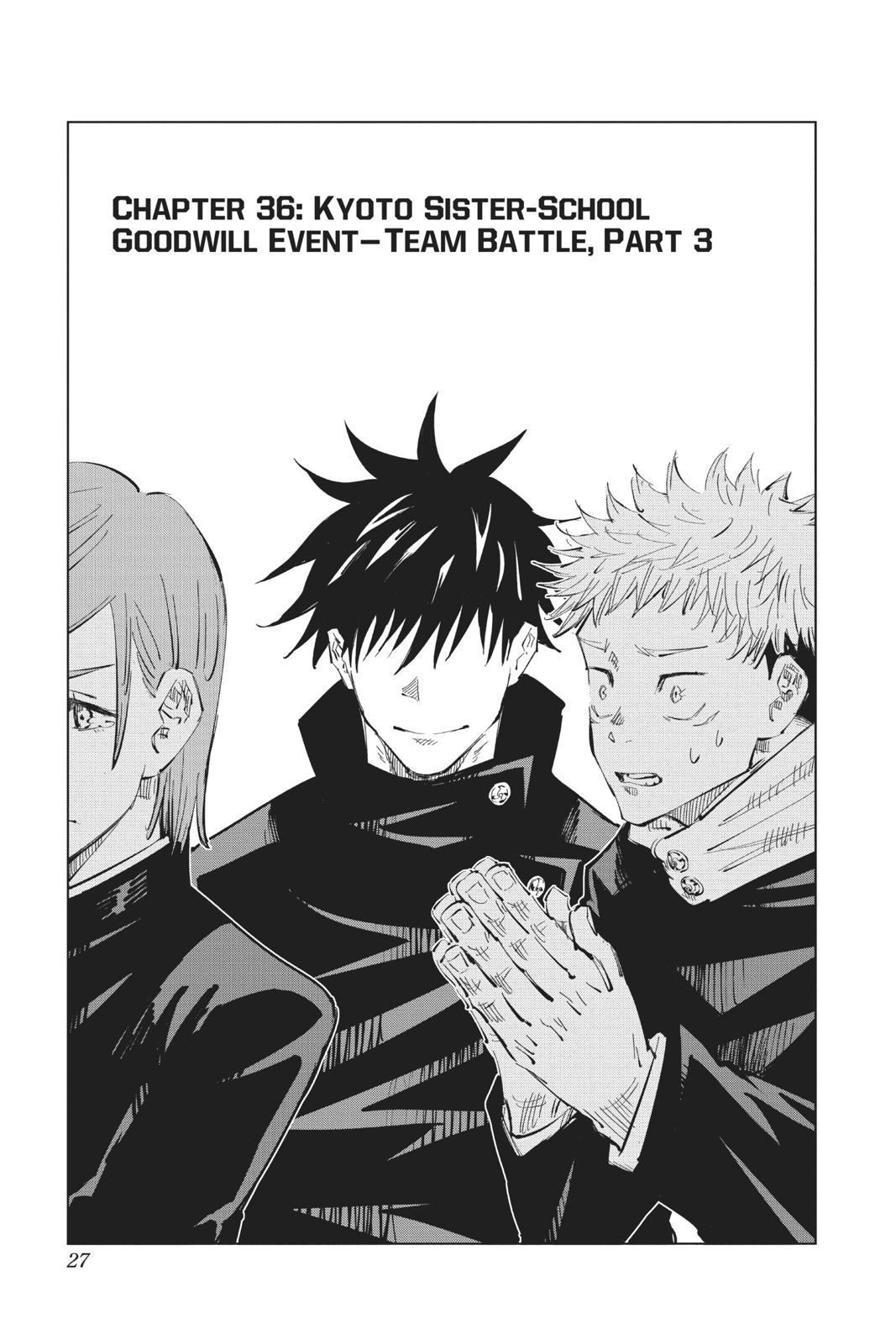 Jujutsu Kaisen Chapter 36 — page 1