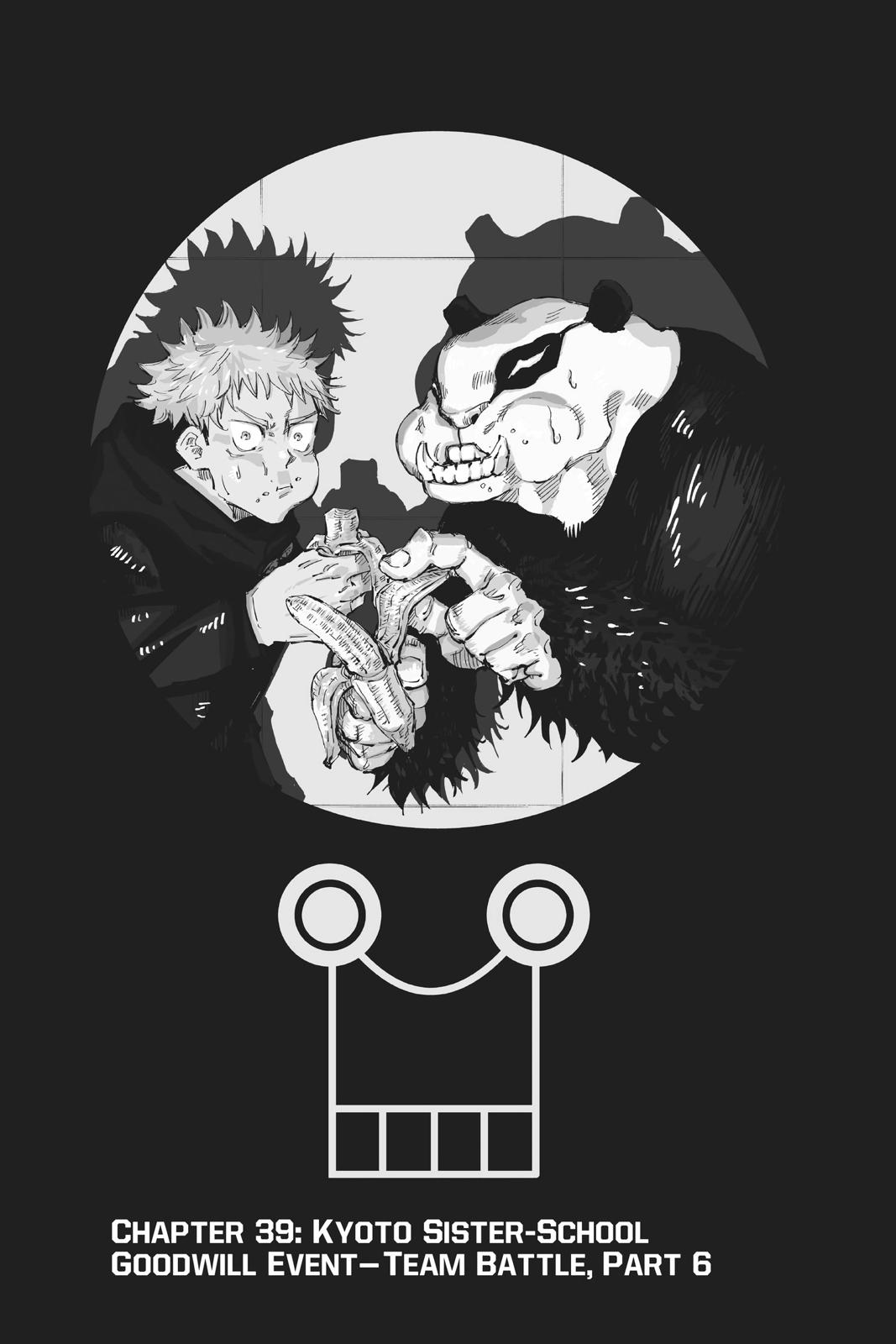 Jujutsu Kaisen Chapter 39 — page 1