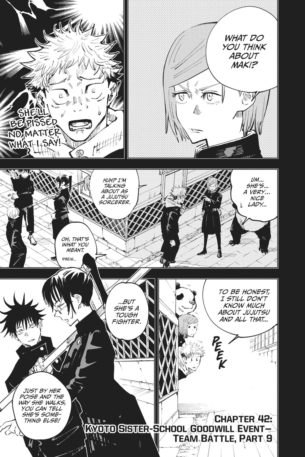 Jujutsu Kaisen Chapter 42 — page 1