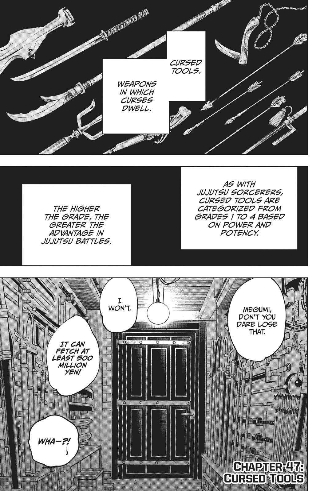Jujutsu Kaisen Chapter 47 — page 1