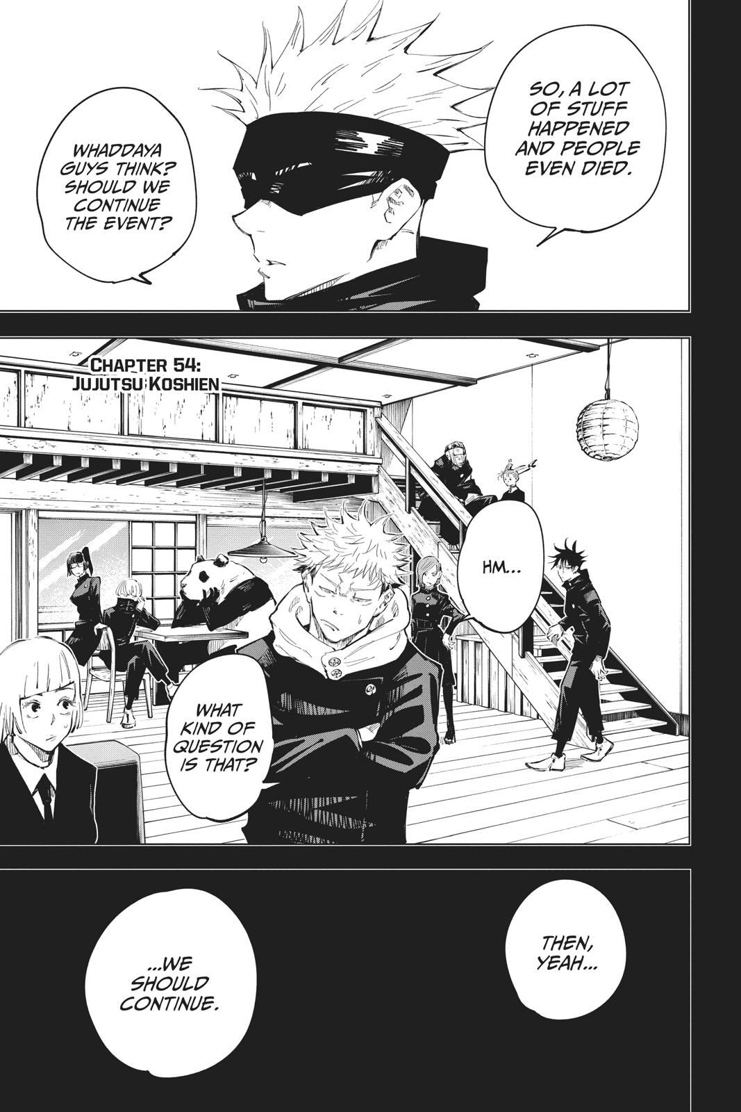 Jujutsu Kaisen Chapter 54 — page 1