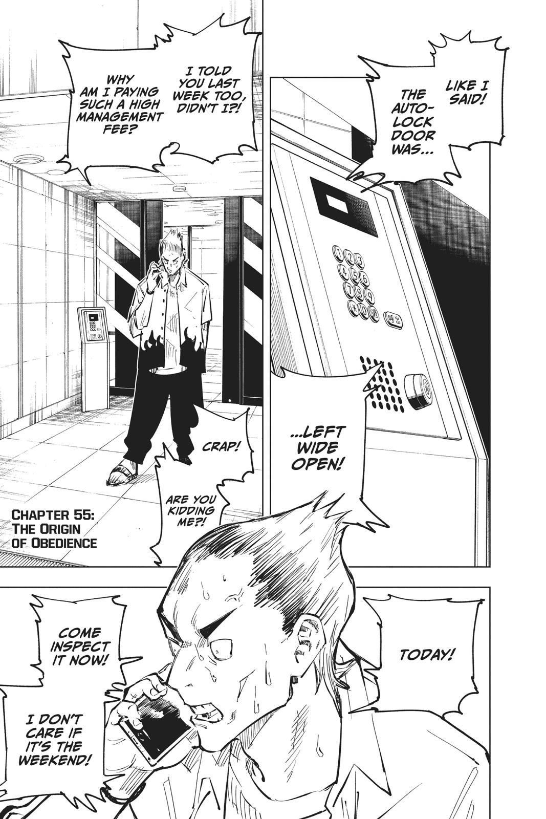 Jujutsu Kaisen Chapter 55 — page 1