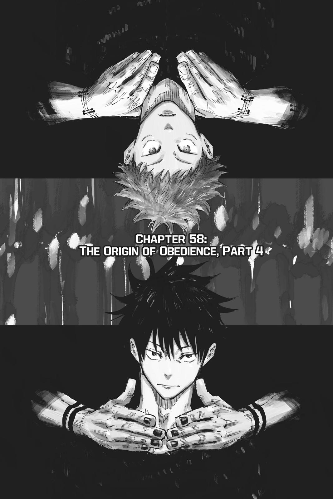 Jujutsu Kaisen Chapter 58 — page 1