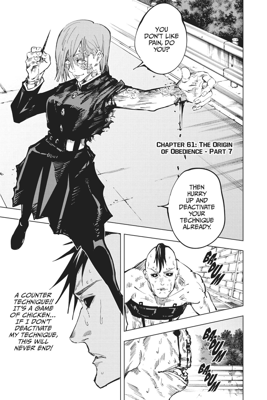 Jujutsu Kaisen Chapter 61 — page 1