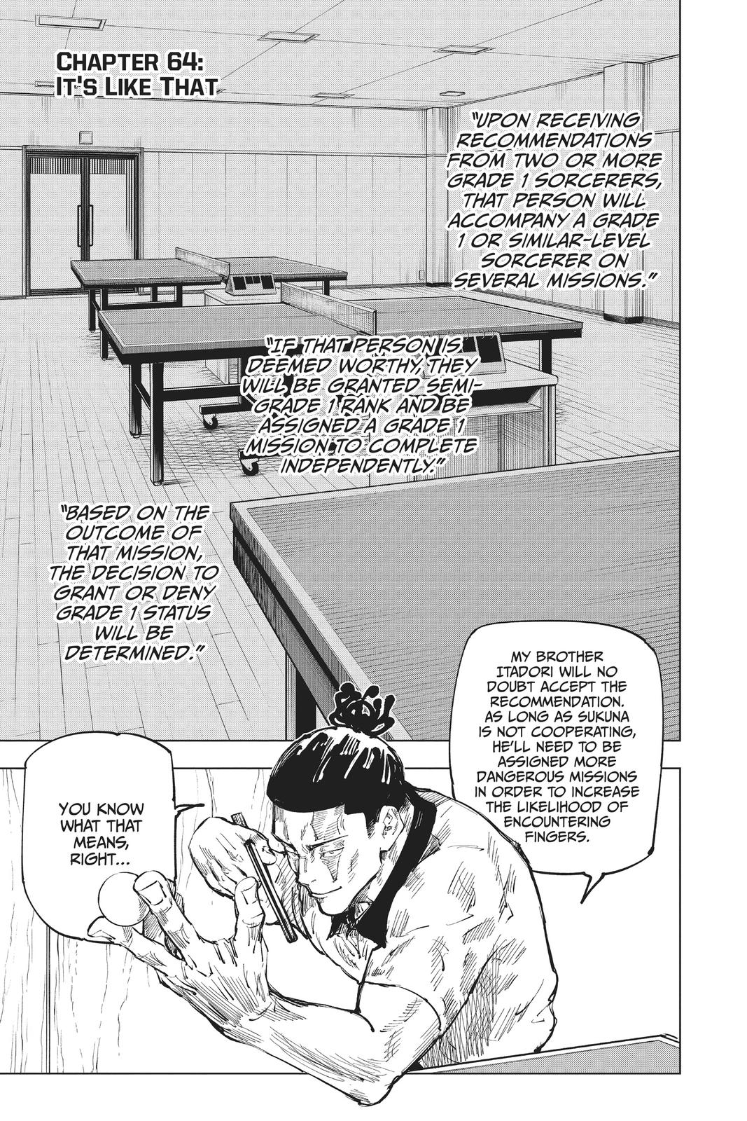 Jujutsu Kaisen Chapter 64 — page 1