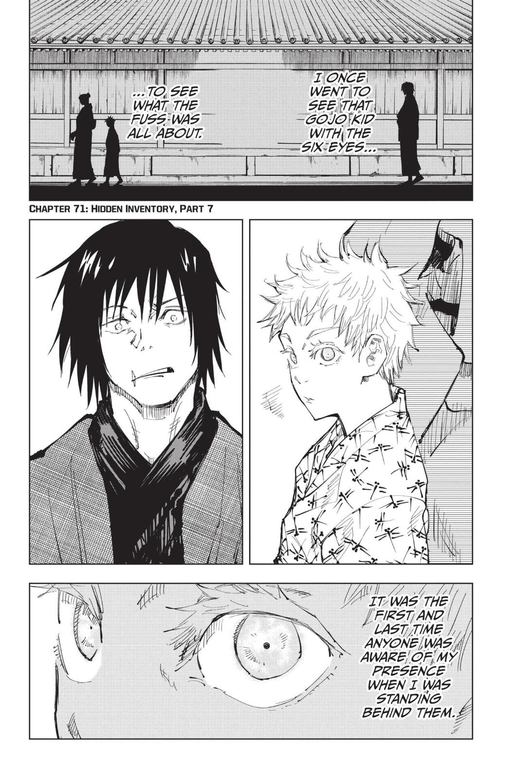 Jujutsu Kaisen Chapter 71 — page 7