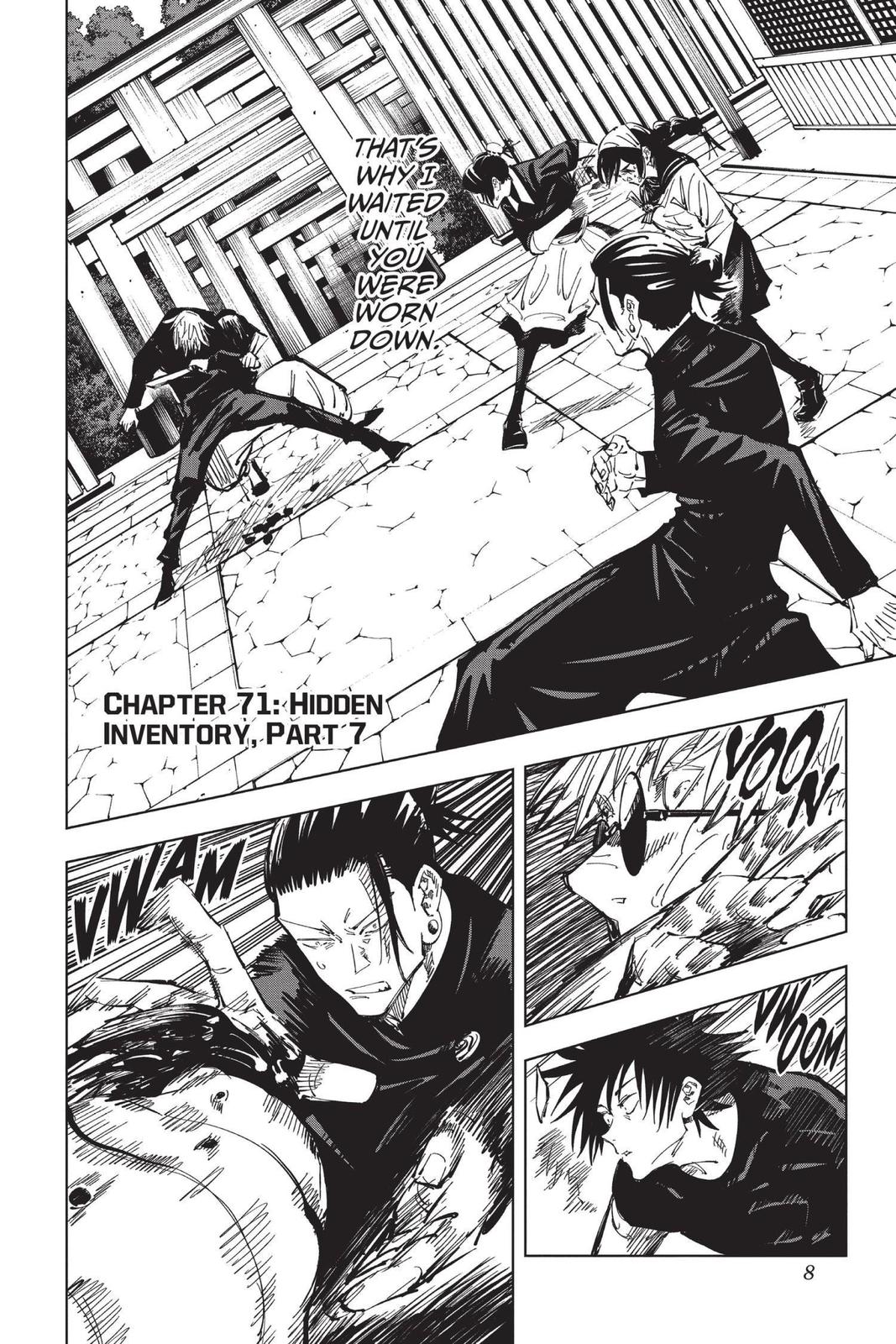 Jujutsu Kaisen Chapter 71 — page 8