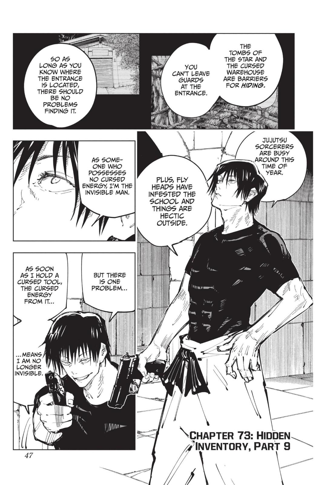 Jujutsu Kaisen Chapter 73 — page 1