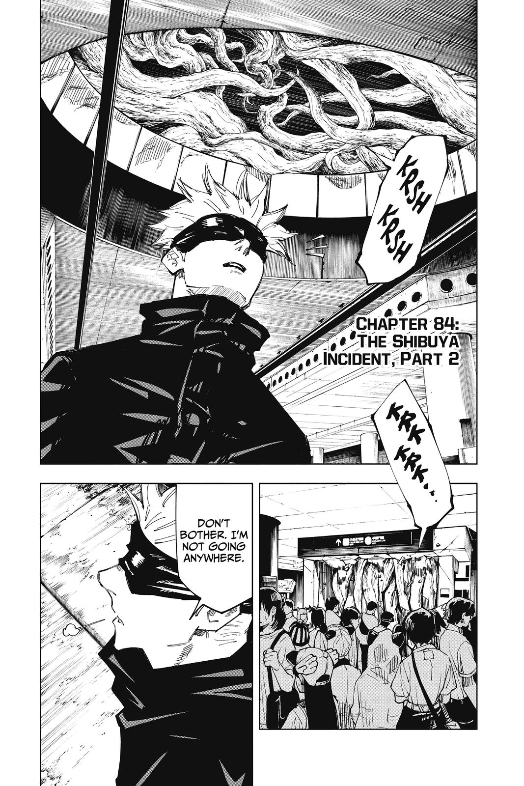 Jujutsu Kaisen Chapter 84 — page 1