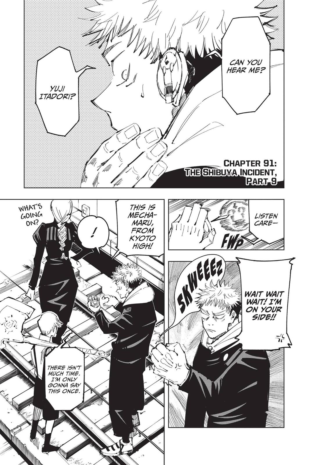 Jujutsu Kaisen Chapter 91 — page 1