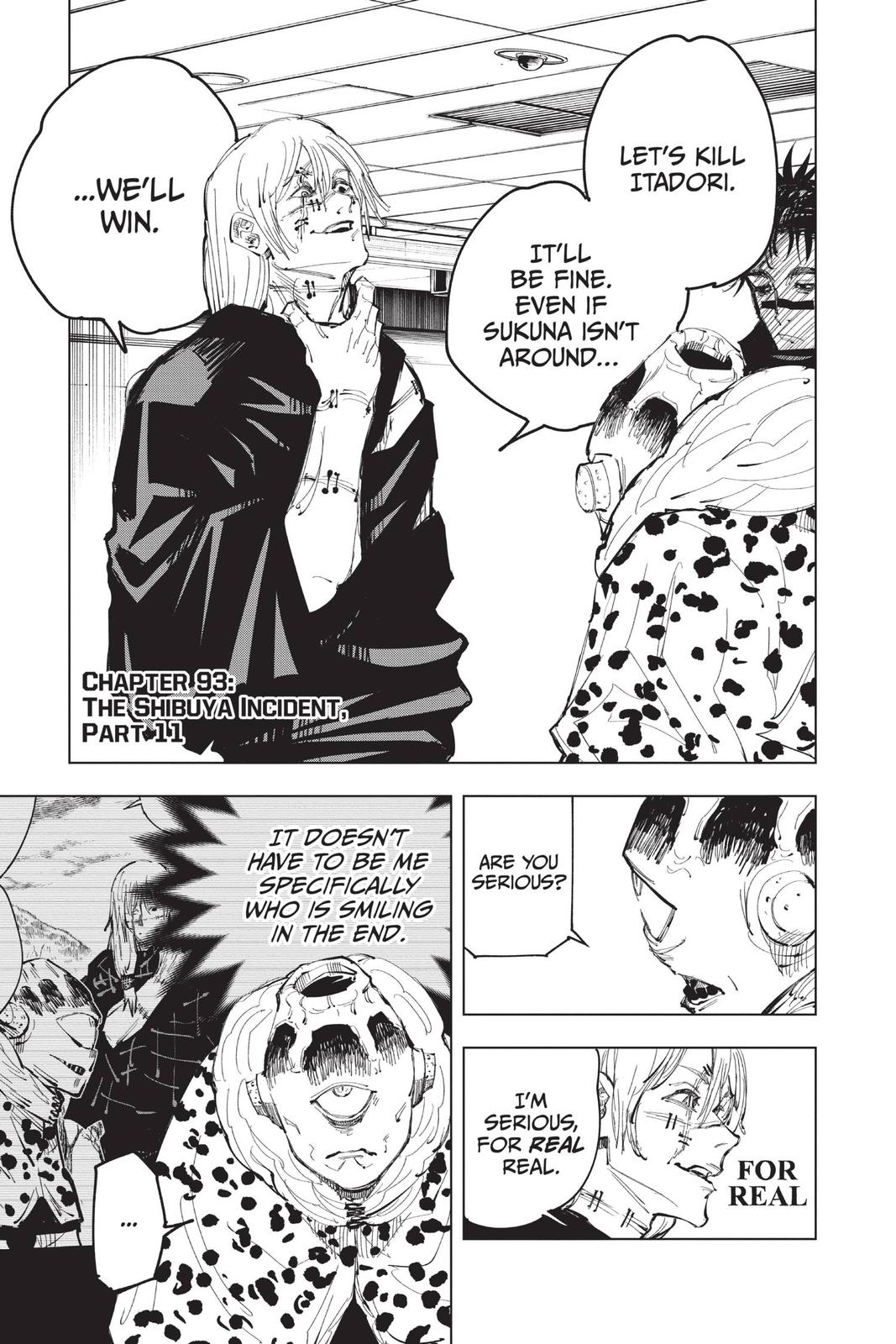 Jujutsu Kaisen Chapter 93 — page 1