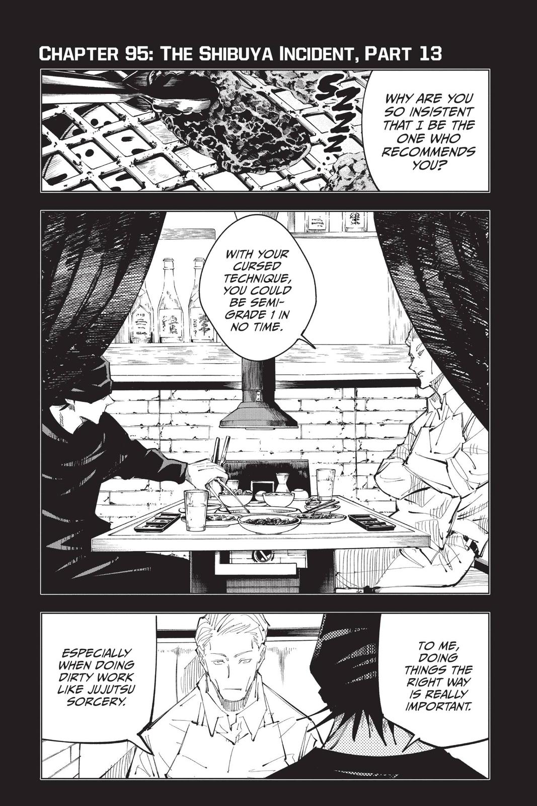 Jujutsu Kaisen Chapter 95 — page 1