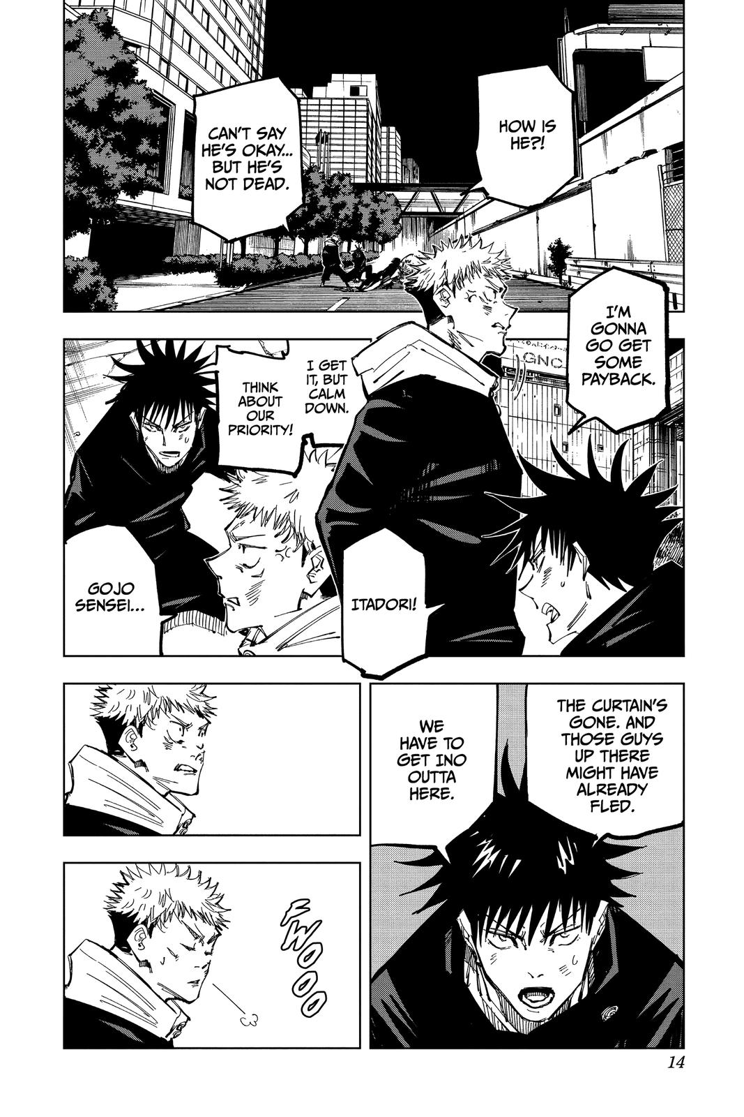 Jujutsu Kaisen Chapter 98 — page 14