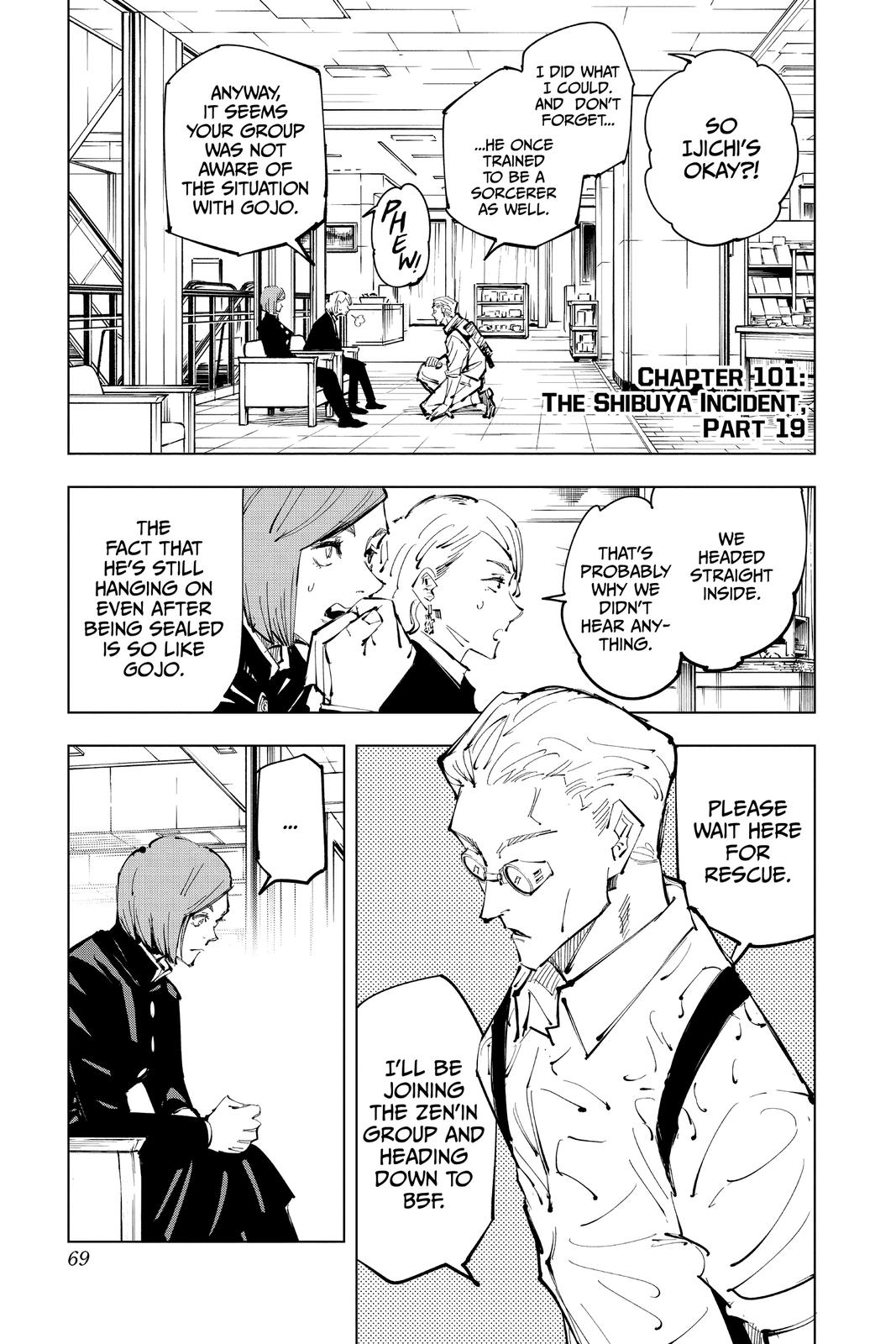Jujutsu Kaisen Chapter 101 — page 1