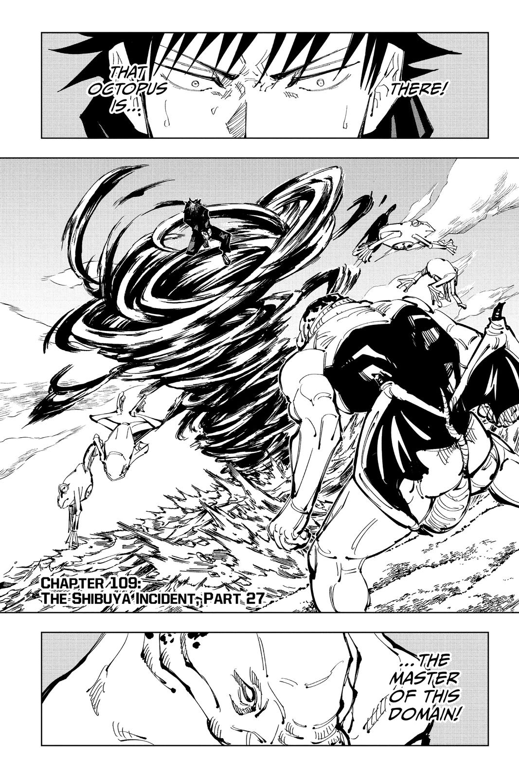 Jujutsu Kaisen Chapter 109 — page 1