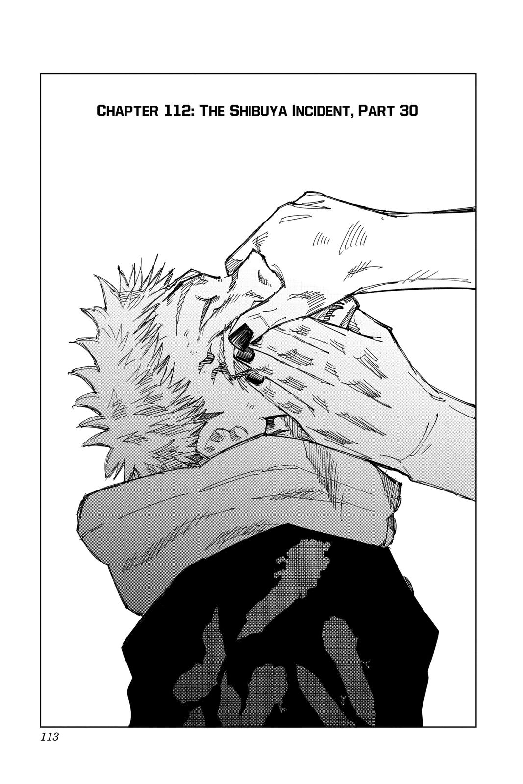 Jujutsu Kaisen Chapter 112 — page 1