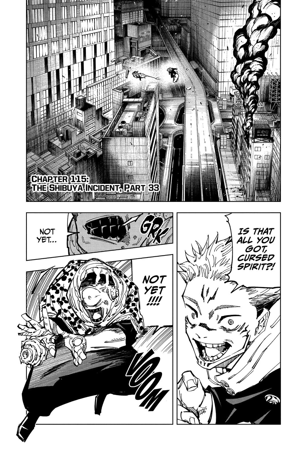 Jujutsu Kaisen Chapter 115 — page 1