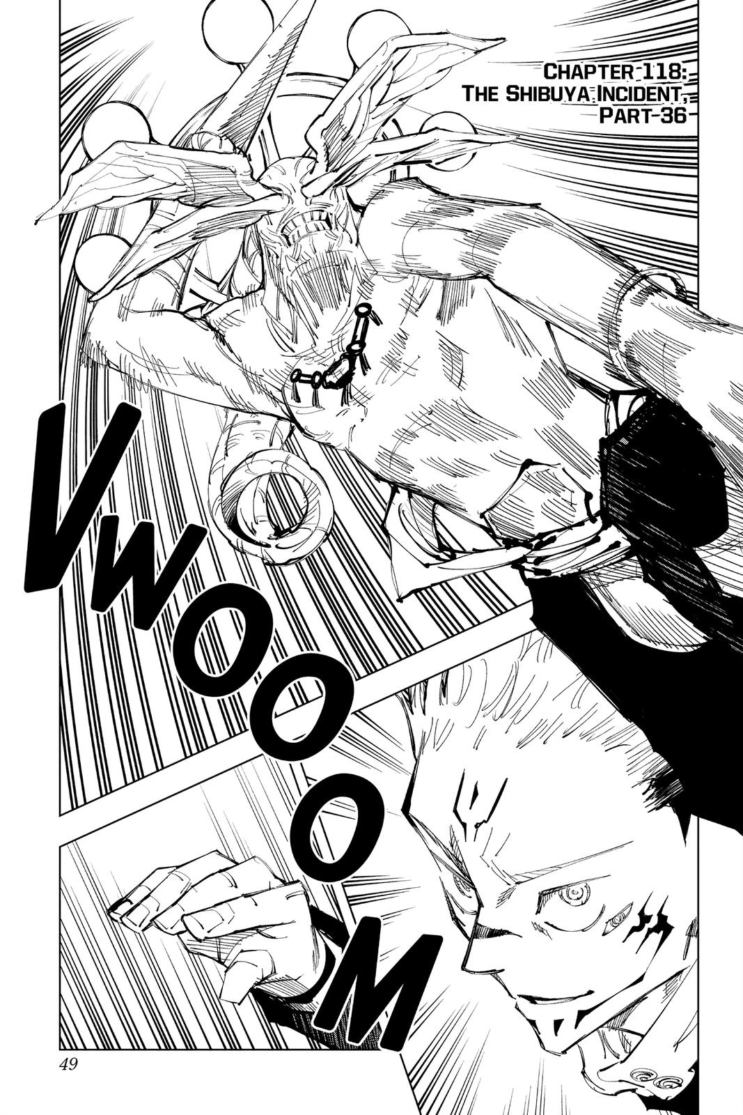 Jujutsu Kaisen Chapter 118 — page 1