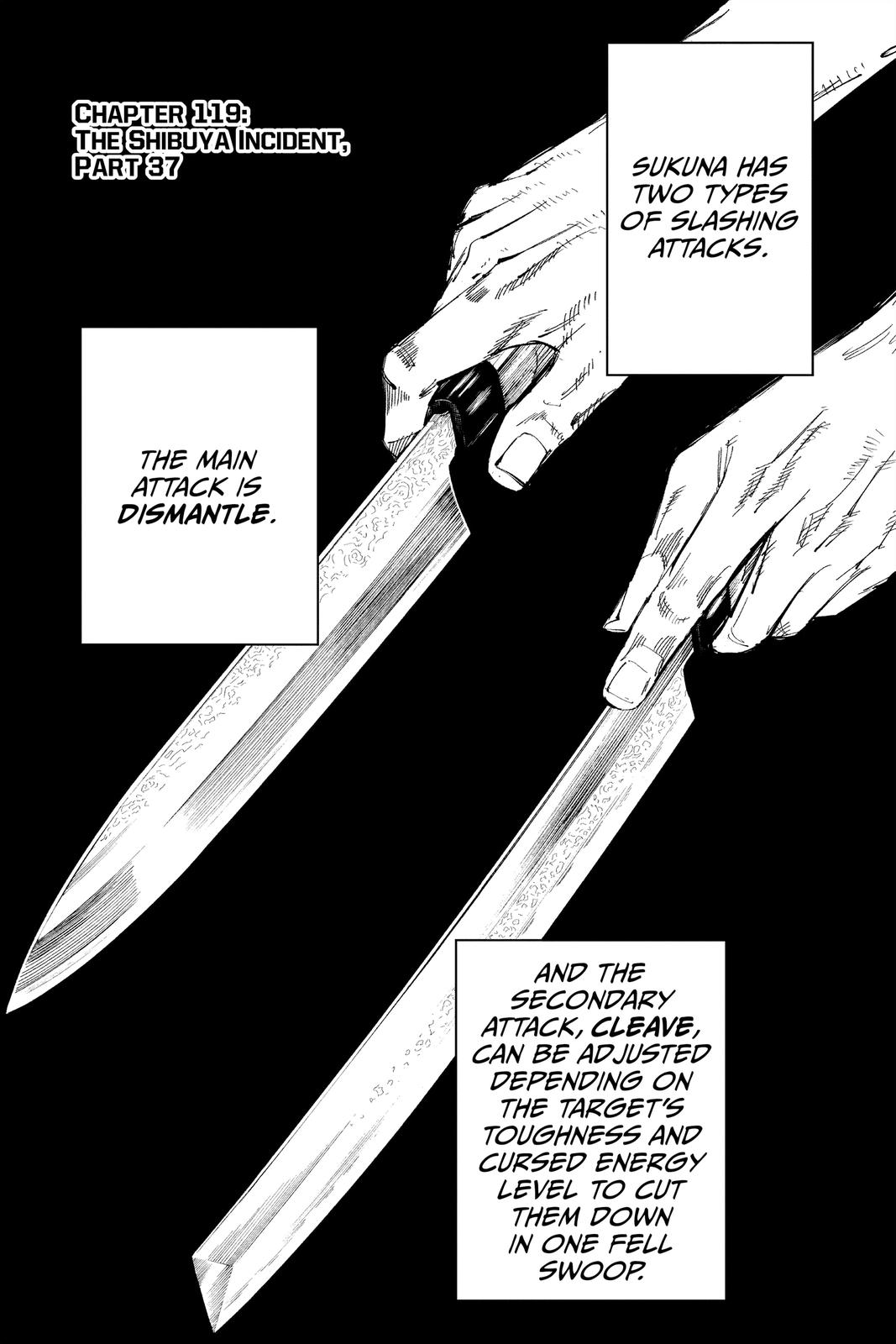 Jujutsu Kaisen Chapter 119 — page 1