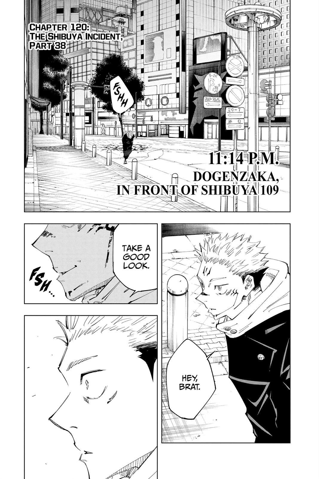 Jujutsu Kaisen Chapter 120 — page 1