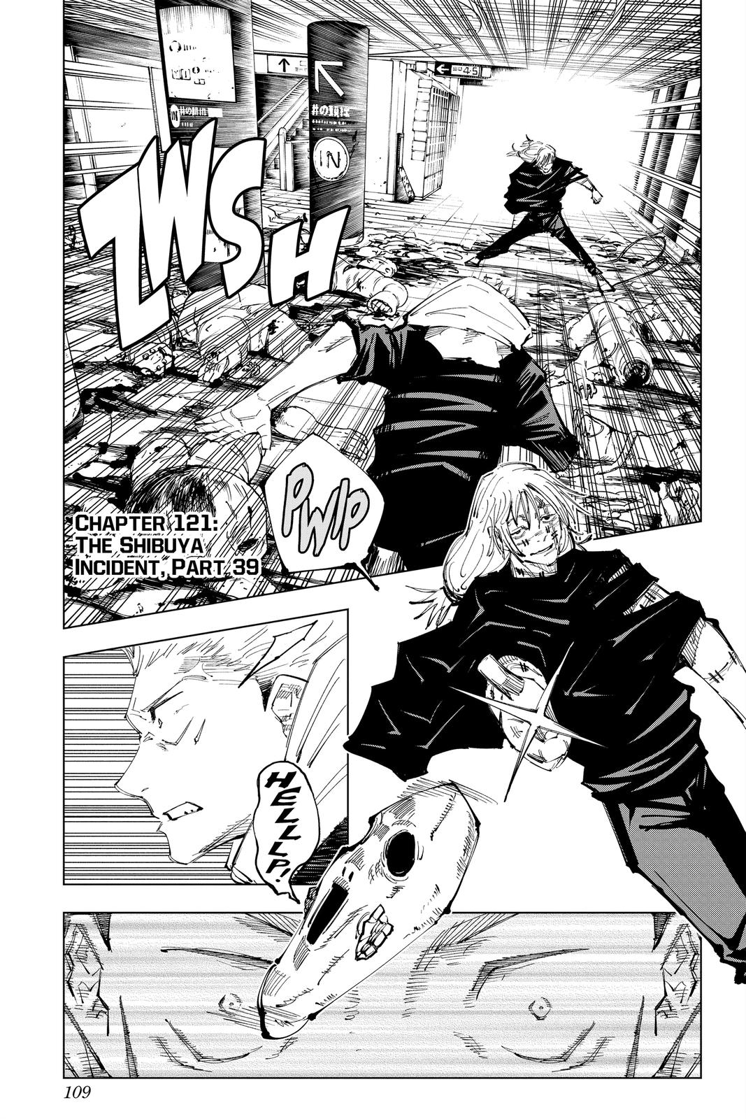 Jujutsu Kaisen Chapter 121 — page 1