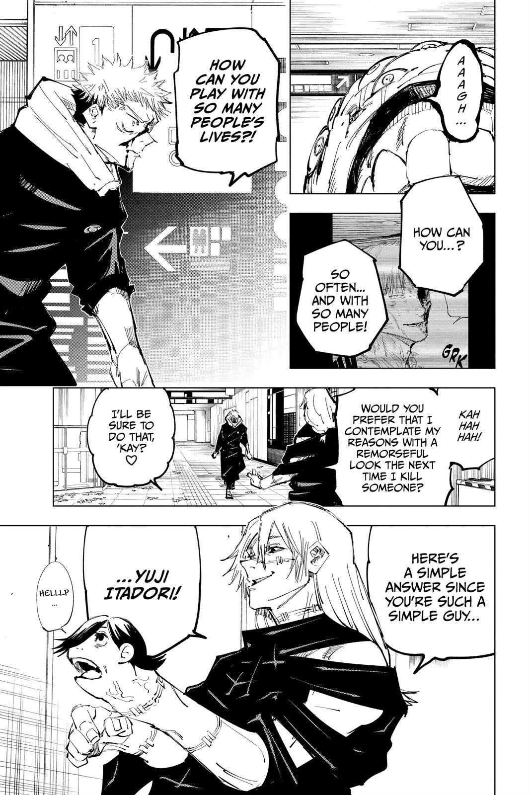 Jujutsu Kaisen Chapter 121 — page 8